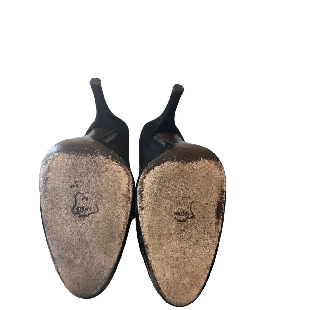 Stuart Weitzman Black Suede Classic Platform Pump… - image 5